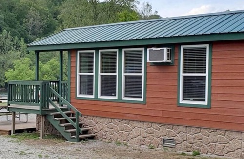 Dickerson Run Cabin | Cabin 11 - Beautiful cabin with a queen, full and twin bed. Great for days outdoors and nights in.