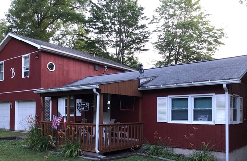 Mainesburg Cabin | Cabin with a View - Hammond Lake view, tucked away in the mountains