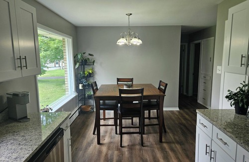 Conneaut Lake House | Charming 2-bedroom house in serene Conneaut Lake with AC, WiFi, large backyard