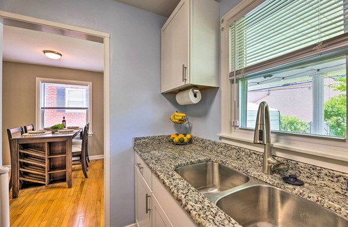 Kanawha City House | Charming Charleston Home w/Yard & Fire Pit!