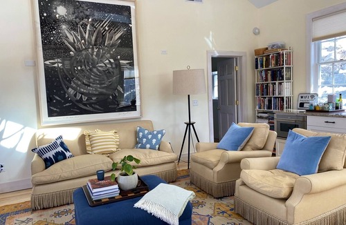 Stanfordville Cottage | Charming cottage with pond and waterfall view