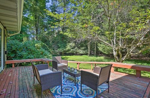 Saylorsburg House | Charming Saylorsburg Retreat with Game Room and Patio!