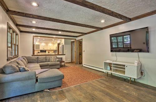 Saylorsburg House | Charming Saylorsburg Retreat with Game Room and Patio!