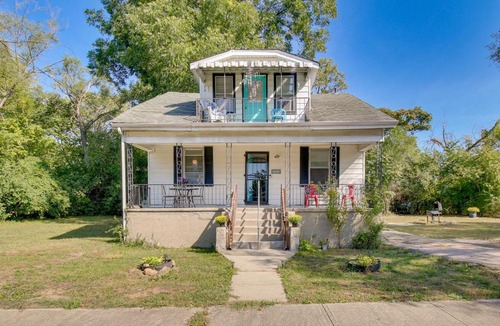 Lincoln Heights House | Cincinnati Home Rental with Balcony and Fire Pit!