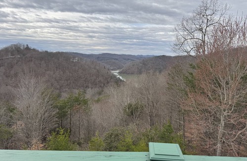 New Tazewell House | Cozy home with stunning views, fire pit, and large fenced in yard