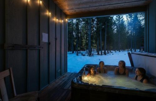 Ronald House | Cozy Pine Cabin Private Pool Access & Family Fun