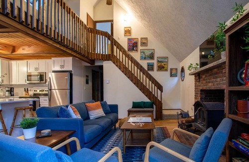 Locust Lake Village Ski Chalet | Cozy Pines Chalet in the Poconos with Hot Tub and Fire Pit