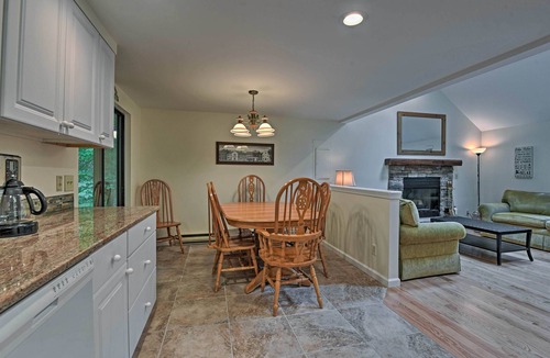 Pocono Lake House | Deck & Fire Pit: Pocono Lake Home Near Skiing!