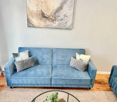 Irvington Apartment | Elegant 3BR with parking and sleeps up to 8