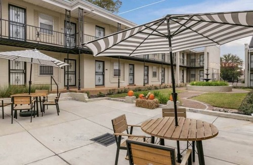Medical District Apartment | Elegant King Suite Downtown with Free Parking