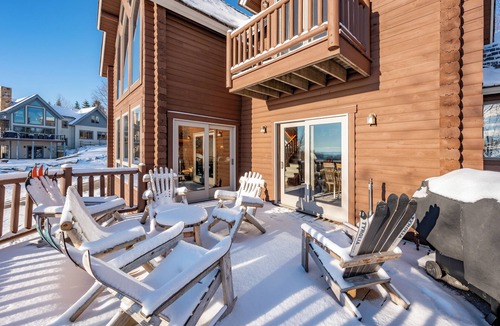 McHenry House | Elegant Ski-In/Out Lodge w/Fireplaces & Hot Tub