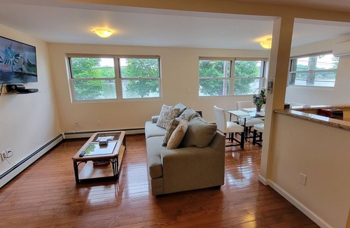 Lake Hopatcong Apartment | Entire Lakefront Suite with private dock + kayaks