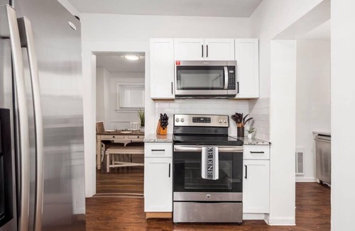 University District House | Exquisite Home for Group + FirePit and Backyard!