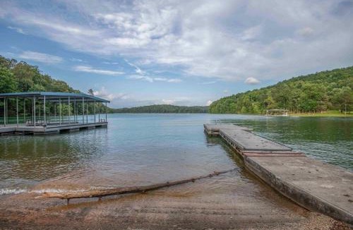 Big Creek House | Family Friendly Lakefront with Private Dock Fire Pit Near Marinas