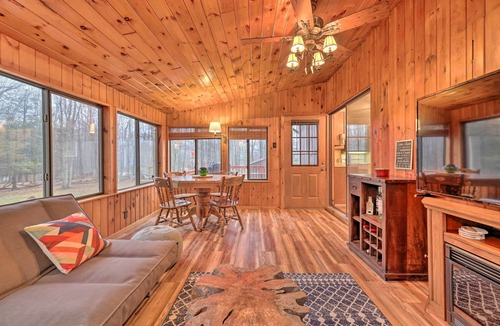 Greentown House | Furnished Deck + Fire Pit: Lake Wallenpaupack Home
