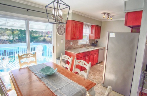 Point Pleasant Beach House | Gorgeous beach house with large pool, private beach, & deck just 3 blocks away!