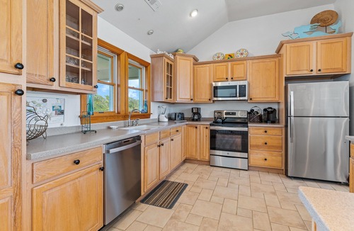 Southern Shores House | Gramp's Dream: 440 Ft to Beach, Pool, Hot Tub & Dog-friendly