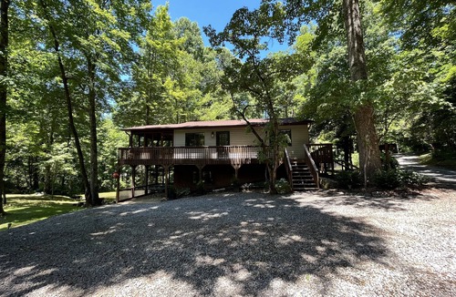 Cedar Mountain House | Happy mtn. home, enjoy 7 acres & 2 ponds, 1/2 mile to DuPont State Forest gate!