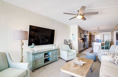 Midtown Ocean City Apartment | Heated Pool + Views: Beachfront Ocean City Gem