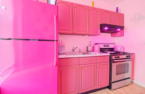 West Side Apartment | Jersey City Pink Spot 2BR/1FB