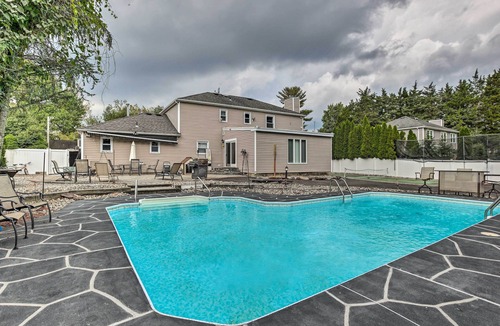 Adelphia House | Jersey Home w/Hot Tub & Private Pool!