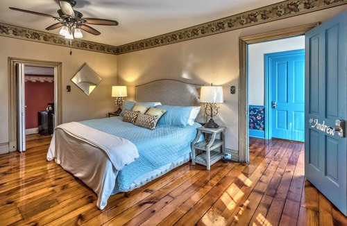 Butler Bed & Breakfast | Kitchen, billiard and sun rooms. Walking distance to Main St. downtown.