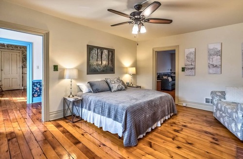 Butler Bed & Breakfast | Kitchen, billiard and sun rooms. Walking distance to Main St. downtown.