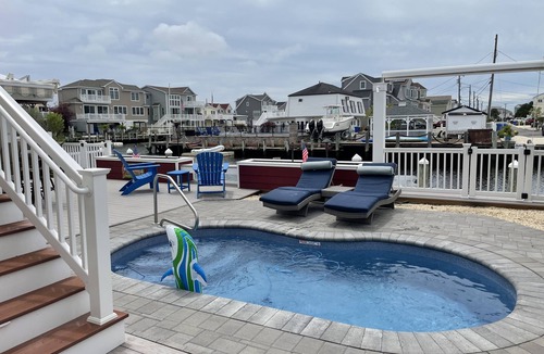 Beach Haven West House | Lagoon Front Beach House Stunning Views - inground pool 5 minutes to LBI Beaches