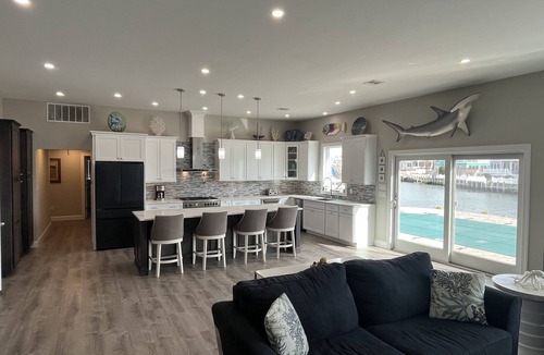 Loveladies House | Lagoon Front With Amazing Bay & Sunset Views, Pool, Gas Fire-pit, Outdoor Bar!