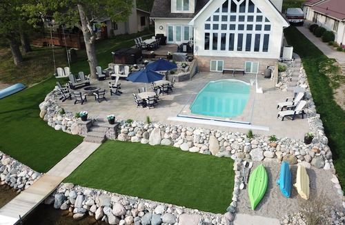 Fremont House | Lakefront Home on Jimmerson Lake, Hot Tub, Game Room, & Heated Pool