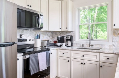 Gouldsboro House | Lakefront Modern Chalet with Multiple King Beds