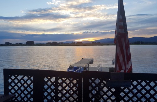 Island Park Cabin | Lakefront Retreat 4BR/2BA, Private Dock and Lake Access, RV Hookup, Great Views!