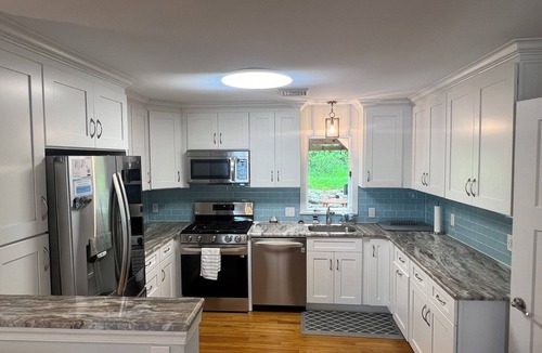 Shawanese House | Lakefront Retreat with Private Dock, Sunset Views, and Gas Firepit