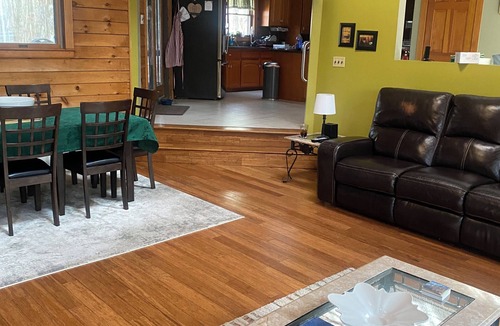 Mongaup Valley Cabin | Large Modern Cabin with Hot Tub Tucked in Woods