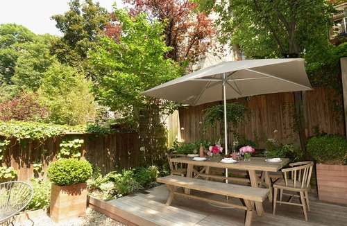 Central Park West Apartment | Large Park Block Duplex With Garden, private entry, in 80ies On Upper West Side