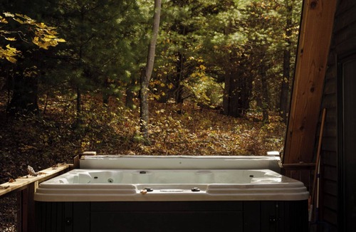 Wardensville Cabin | Lost River Blackbird A-Frame Cabin: hot tub + wifi