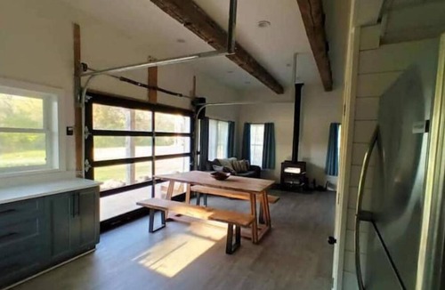 Kelleys Island Cottage | Modern A-Frame + Backyard + Firepit + BBQ