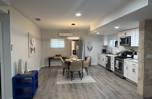 Long Branch House | Modern beach apartment 1.0 mile to the beach.