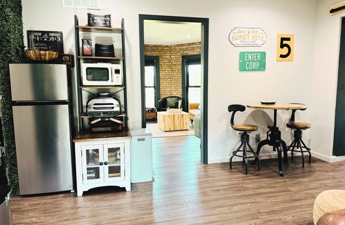 Westerville Apartment | Modern City Studio with Water Views & Historic Charm