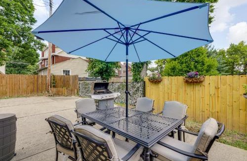 Roselawn Finance House | Modern Group Getaway with Private Yard in Cincinnati