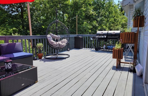 Stroudsburg House | Modern Luxury 3-bedroom Home with indoor Fireplace