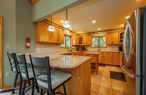 Mountainside House | New! Epic Lake Views, Games, Hot Tub Comfort & A/C