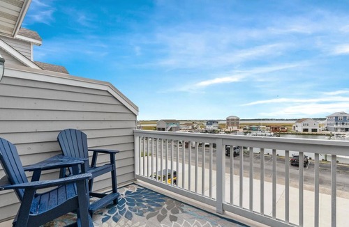 Bethany Beach House | NEW: Spacious 4-BR townhome with marina & bay views, pool and easy beach access.
