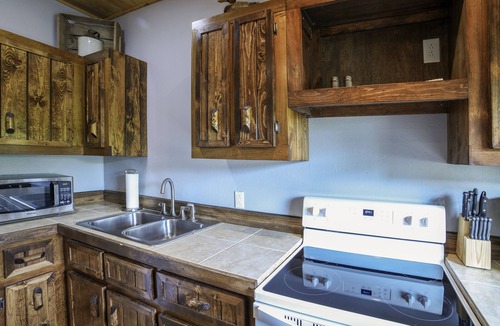 Big Creek Cabin | Norris Lake Cabin on 140 acre ranch, pond, Mountain views, 1 mi to Lake access.