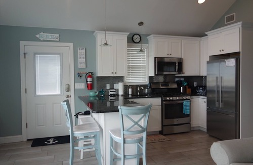 Ocean Beach III House | Ocean Front Beach House - Steps to Beach - Hot Tub, Deck, 3BR, 2Bath, AC, Badges