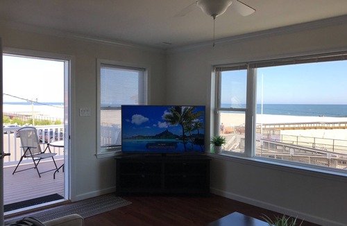 Ortley Beach House | Oceanfront 2 family house 2nd fl unit, spectacular views, badges, 3parking spots