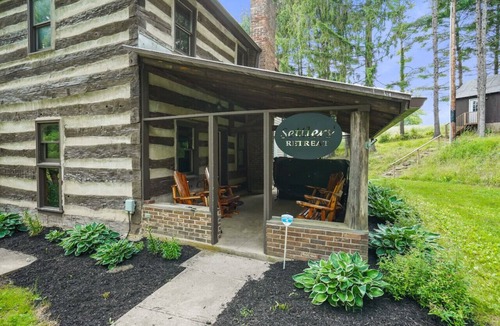 Sugar Grove Cabin | ONE OF A KIND HISTORIC LOG CABIN ON 10+ ACRES IN HOCKING HILLS