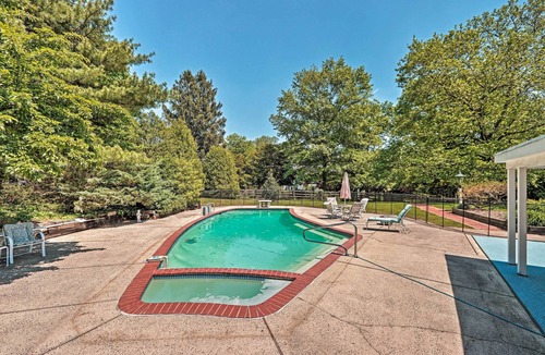 Lansdale House | Pool & Courtyard: Timeless Home in Lansdale
