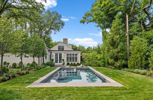 Princeton House | Princeton home with pool & hot tub. Designed for entertaining and gathering.