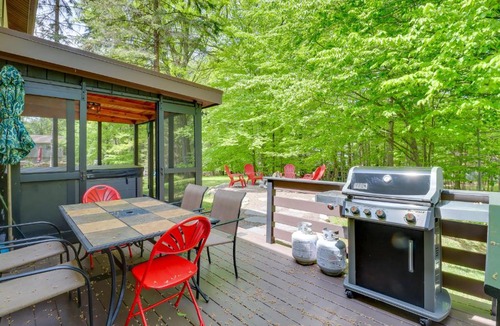 Locust Lake Village House | Private Hot Tub and Fire Pit Pocono Lake House!